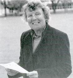 June Champness, 1990.